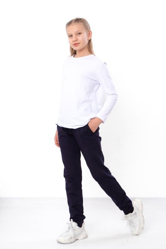 Штани утеплені для дівчинки однотонні прямого крою Носи Своє 110 см Синій (6231-023) Штани утеплені для дівчинки однотонні прямого крою Носи Своє 110 см Синій (6231-023)