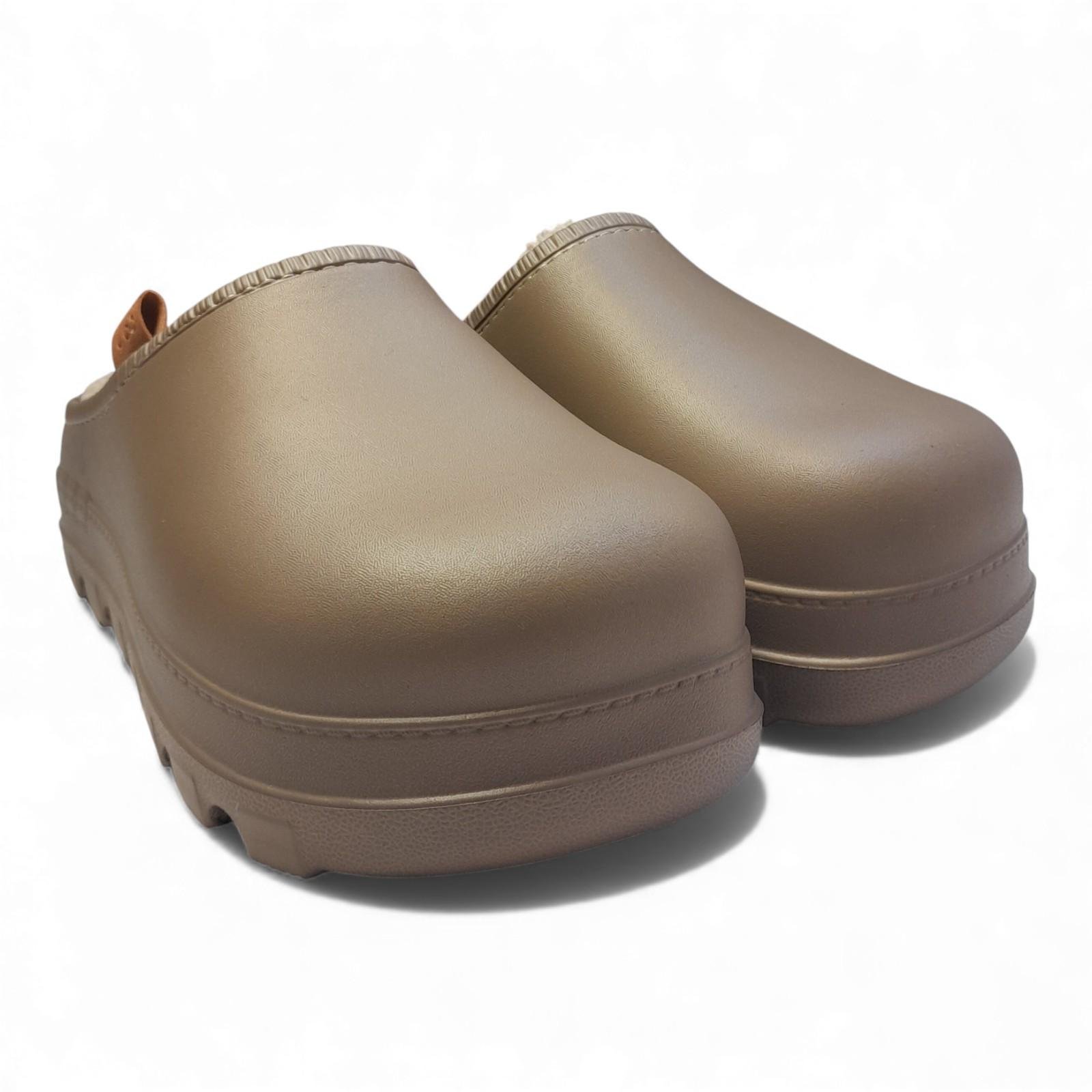 Сабо женские утепленные GIPANIS р. 39 25 см Темно-бежевый (2819829754) - фото 2