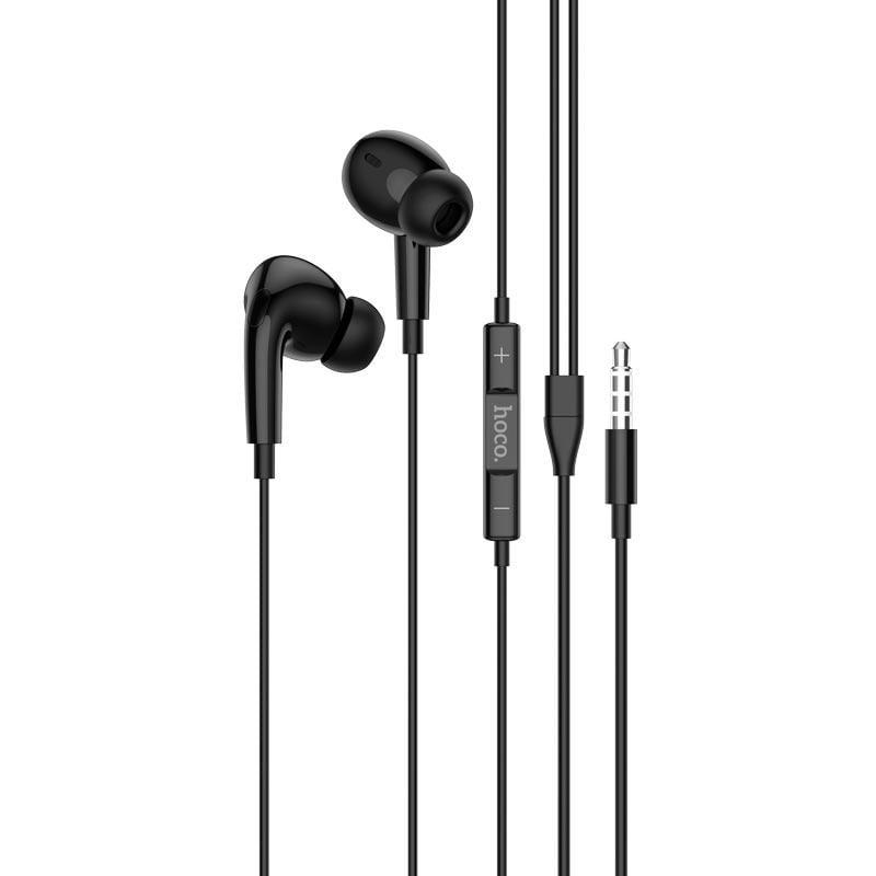 Наушники проводные Hoco Crystal M101 Pro с микрофоном Black (11878853)