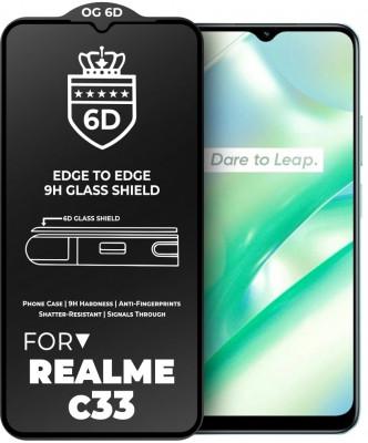 Защитное стекло 6D для Realme С33 противоударное
