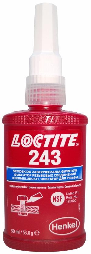 Фиксатор резьбовой LOCTITE 243 средней прочности 50 мл (23274040)