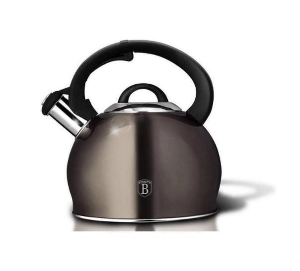 Чайник со свистком Carbon Metallic Line Berlinger Haus нержавеющая сталь 3 л (852eca7d) - фото 2 Чайник со свистком Carbon Metallic Line Berlinger Haus нержавеющая сталь 3 л (852eca7d) - фото 2