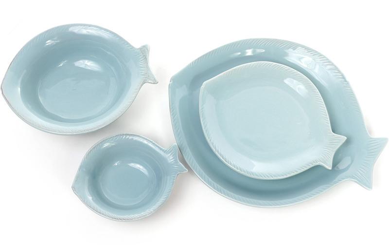 Блюдо керамическое морской бриз рыба 20х17х2,3 см - фото 3 Блюдо керамическое морской бриз рыба 20х17х2,3 см - фото 3