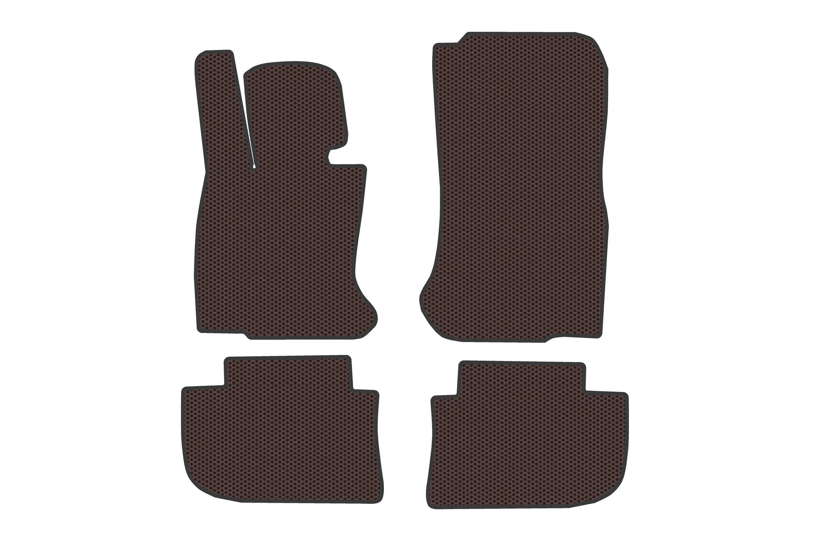 Коврики резиновые Digital Designs Carsuit для BMW 6 серия F12/F13/F06 2011-2018 г. Коричневый (185312)