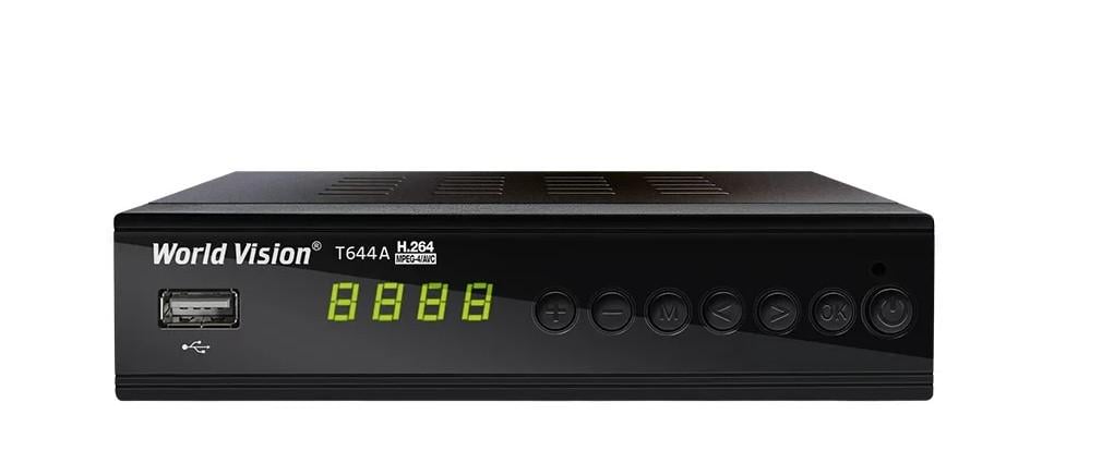 Комплект TV Ресівер World Vision T644A FM/антена зовнішня Т2 Eurosky-Фаворит 10 м