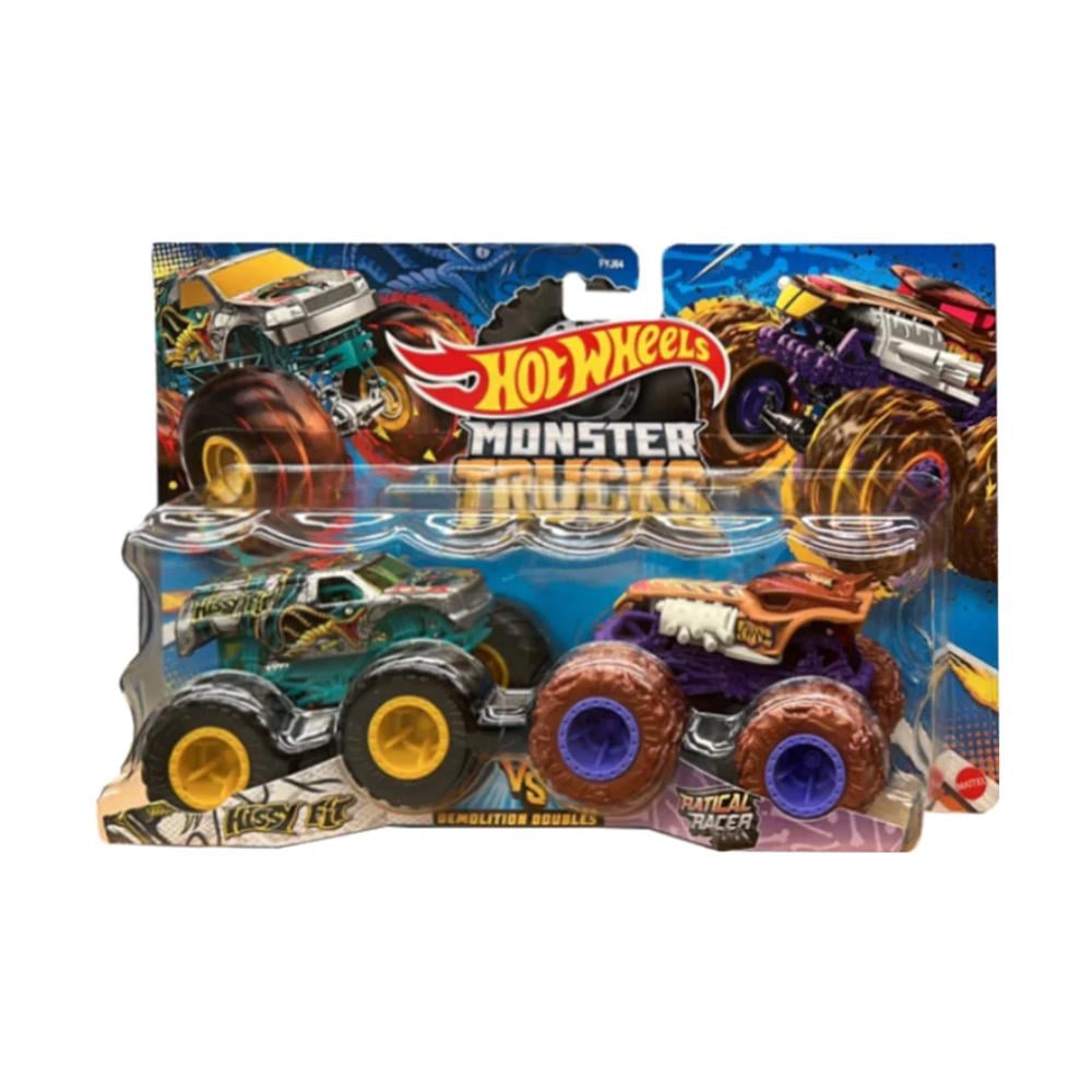 Набір Hot Wheels Monster Trucks 2 автомобіля Hissy Fit vs Ratical Racer (FYJ64-30)