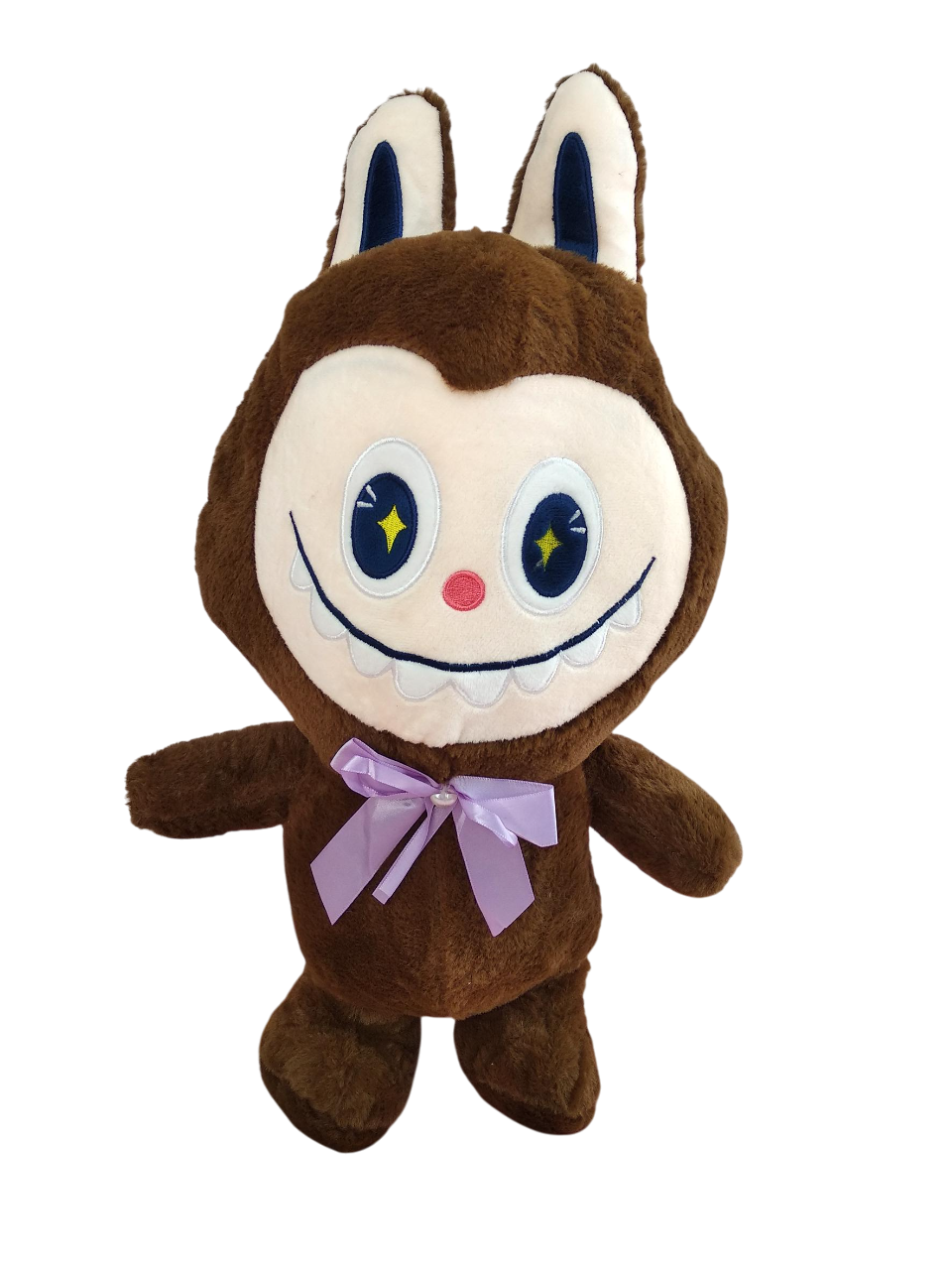 Мягкая игрушка Colorful Home Лабубу с пледом внутри 50 см Коричневый