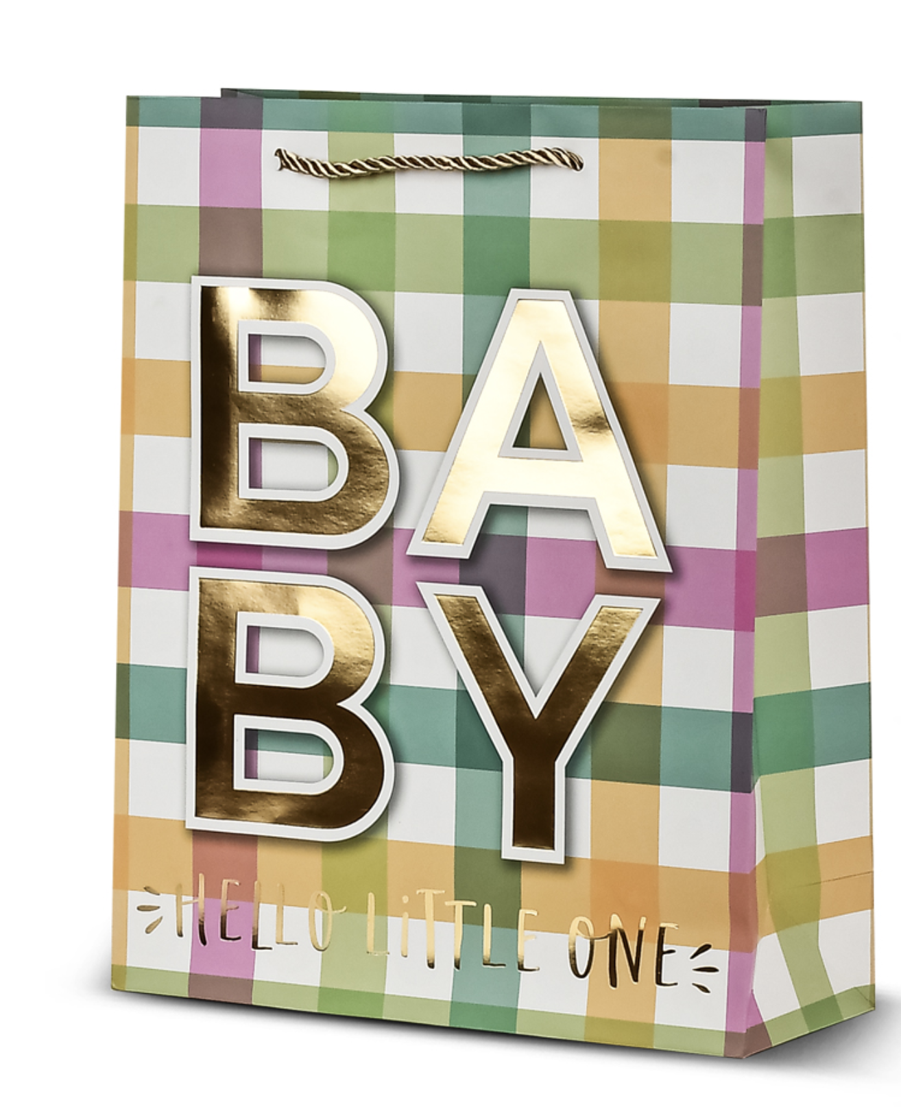 Пакет подарочный бумажный M Hello baby 26х32х12 см (R33057-M)