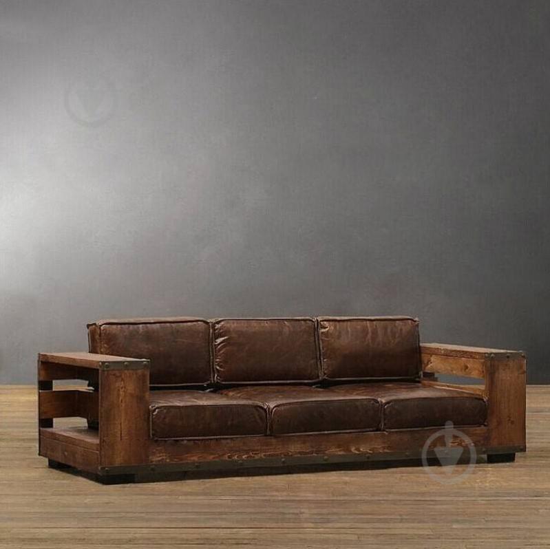 Диван деревянный JecksonLoft Lux 130 см 033