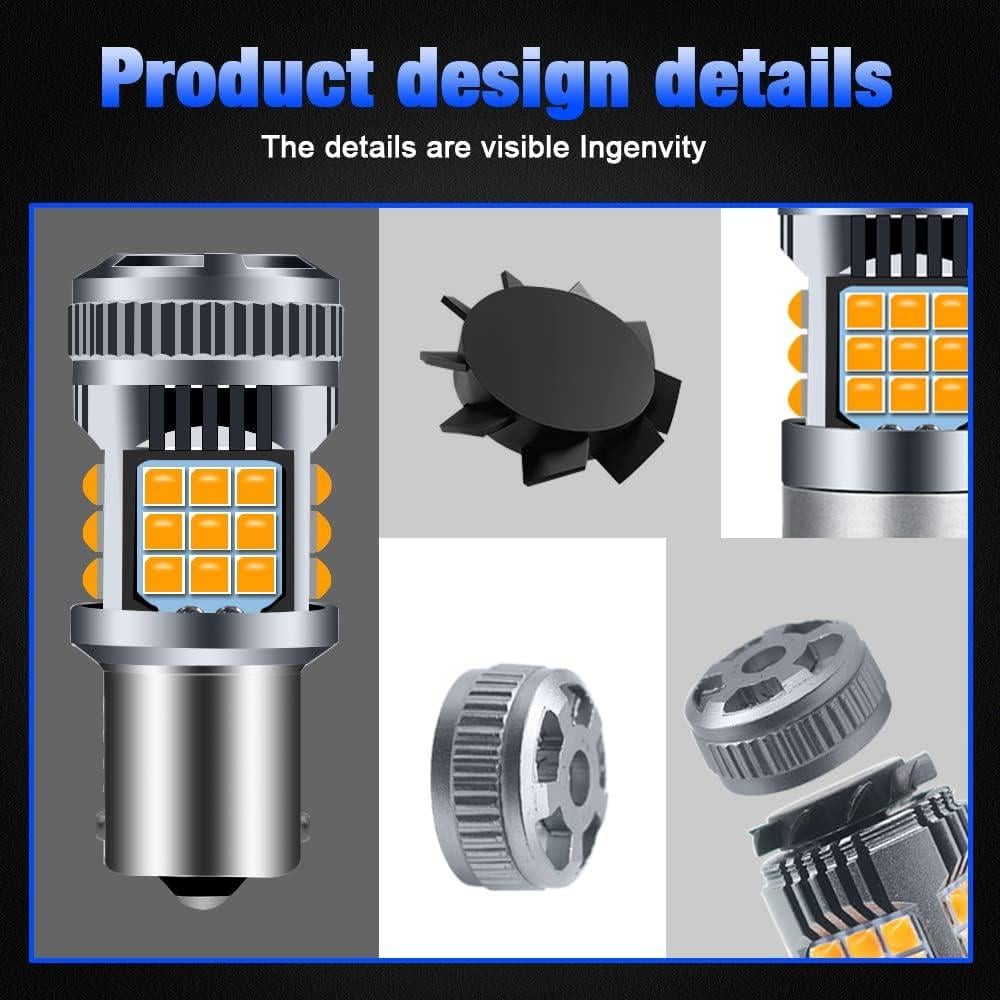 Лампа для поворотов AutoExpert Turbo LED 30W CAN-BUS/1156 BA15S P21W/180°/12V-24V (2054721618) - фото 3 Лампа для поворотов AutoExpert Turbo LED 30W CAN-BUS/1156 BA15S P21W/180°/12V-24V (2054721618) - фото 3