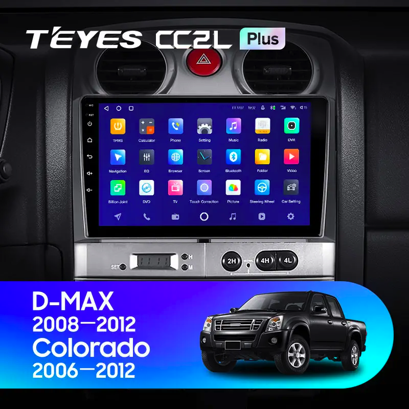 Автомагнітола штатна Teyes CC2L Plus 2/32 для Isuzu D-MAX MU-71 2008-2012 Chevrolet Colorado 2006-2012 Android (1793902715) - фото 3