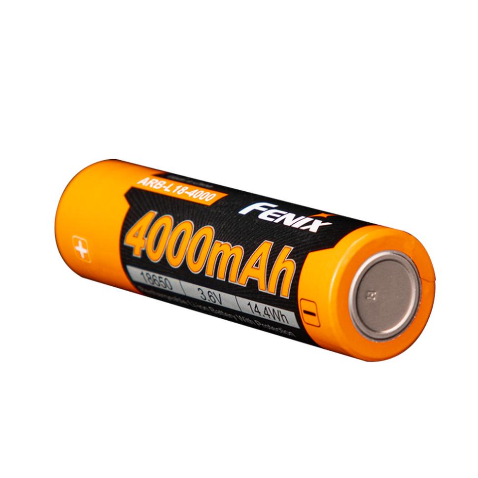 Аккумулятор Fenix 18650 ARB-L18 4000 mAh 3,6V Li-ion Черно-желтый - фото 6 Аккумулятор Fenix 18650 ARB-L18 4000 mAh 3,6V Li-ion Черно-желтый - фото 6