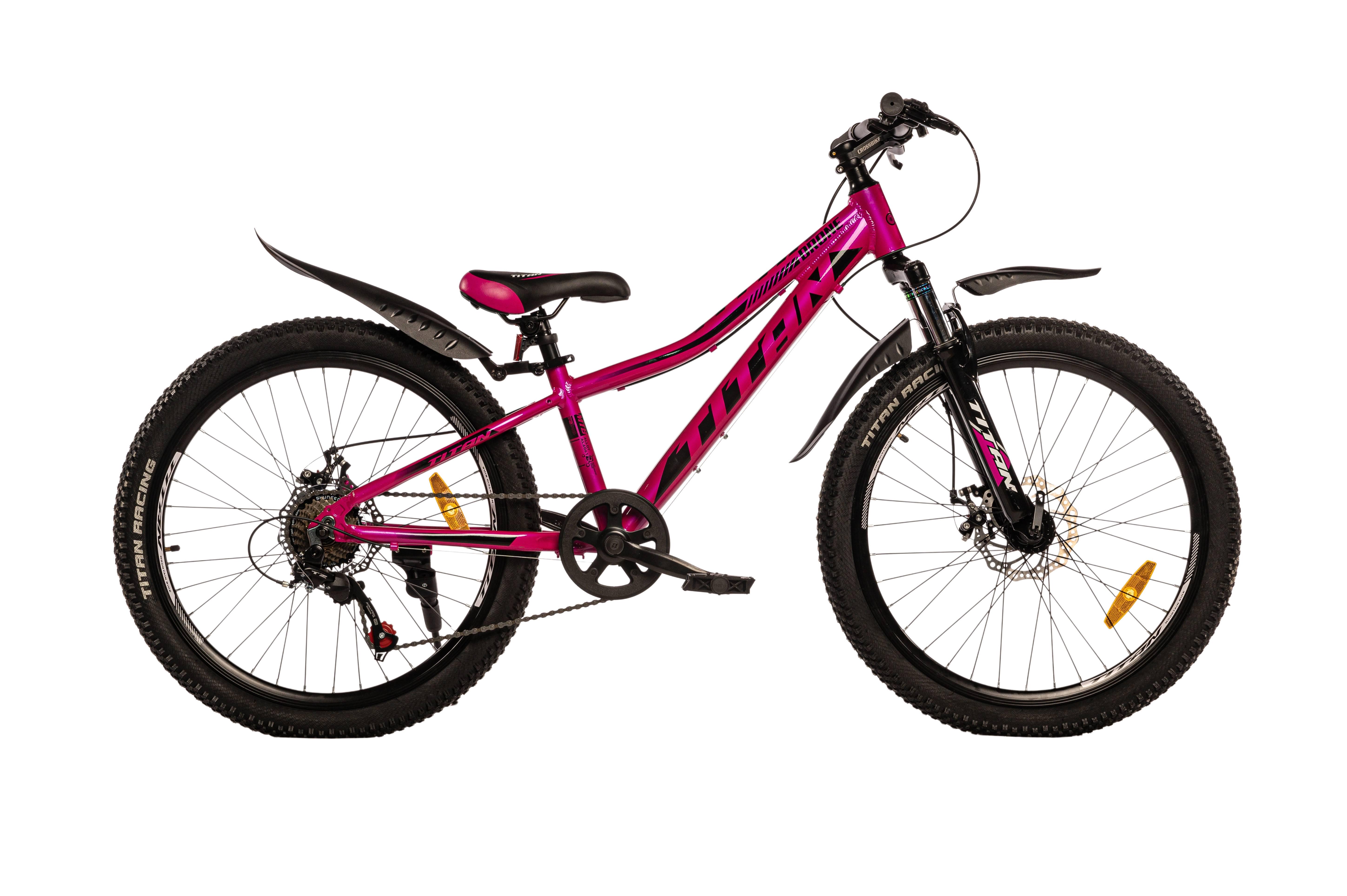 Велосипед Titan DRONE 24"11" Розово-черный