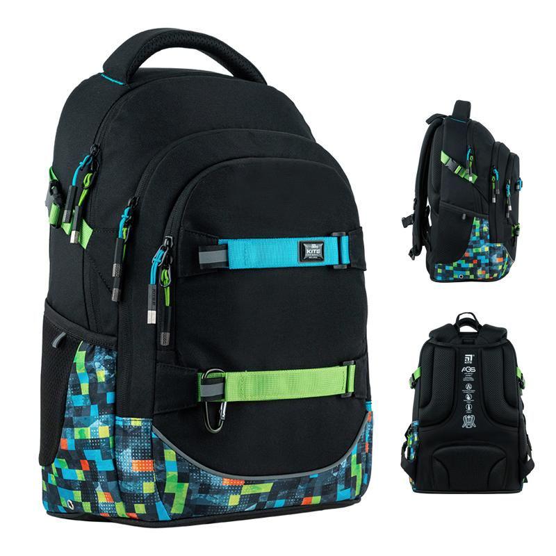 Школьный рюкзак KITE Education teens K24-727M-1 с анатомической спинкой (994439) - фото 5 Школьный рюкзак KITE Education teens K24-727M-1 с анатомической спинкой (994439) - фото 5