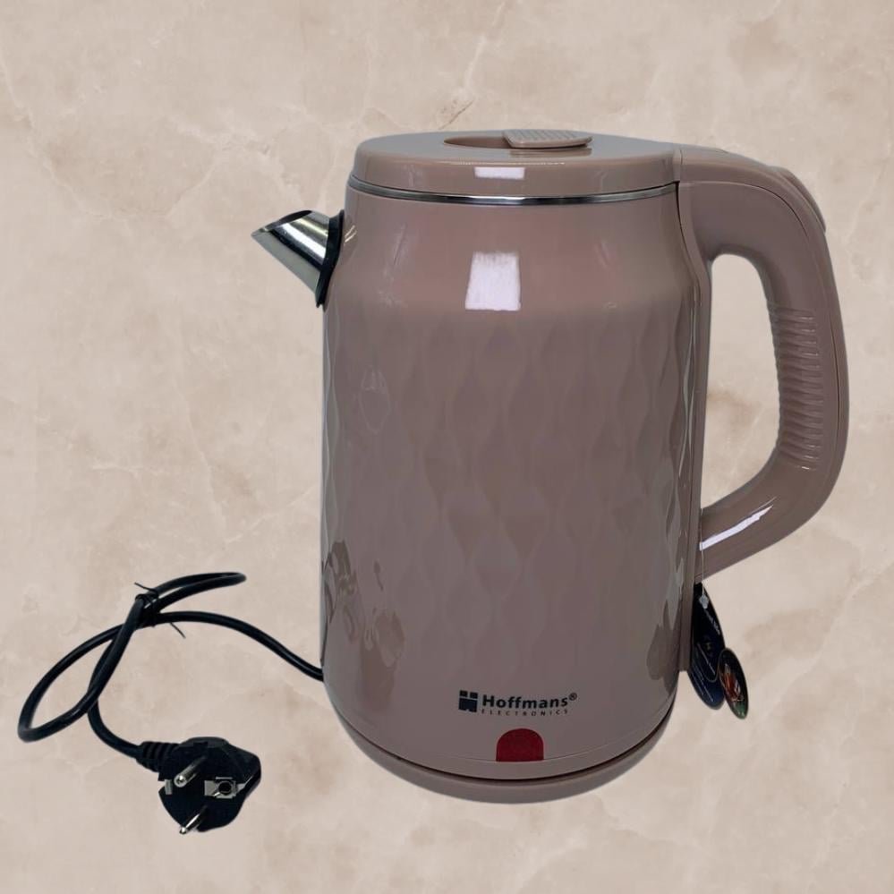 Електрочайник Hoffmans Electronics HM-2542 2000W 2,5 л Бежевий (120.1873) - фото 5