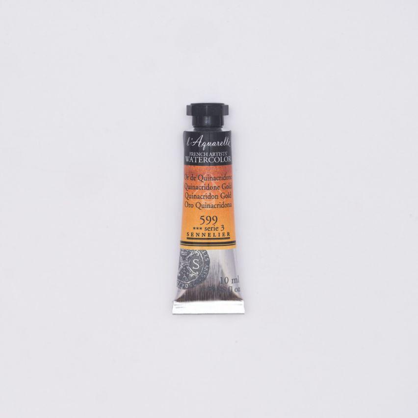 Акварель в тюбиках Sennelier L'Aquarelle S3 10 мл Хинакридон/Золотой
