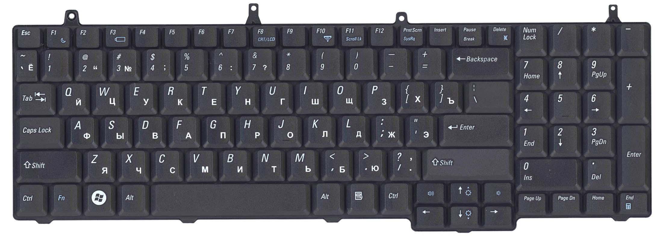 Клавиатура для ноутбука Dell Vostro 1710/1720 Black