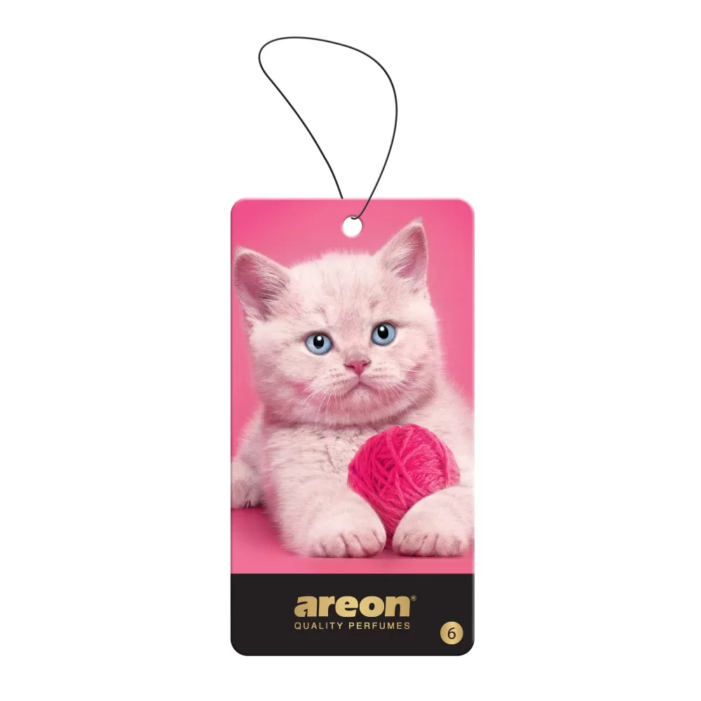 Ароматизатор на зеркало Areon Wild Sweet Kitty (AW06) Ароматизатор на зеркало Areon Wild Sweet Kitty (AW06)