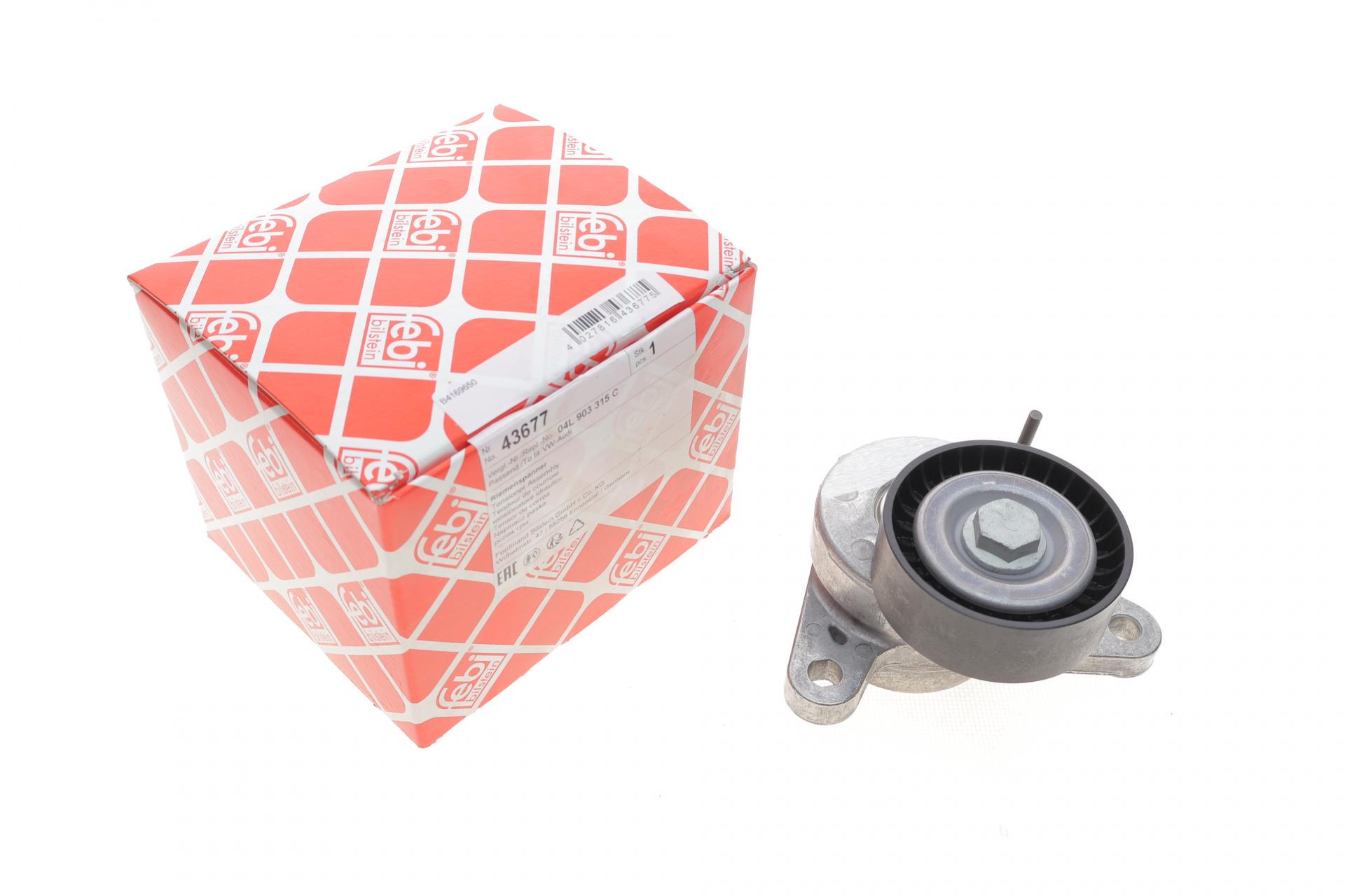 Натяжник ремень генератора FEBI BILSTEIN 43677 VW Golf 1.6/2.0 TDI 12