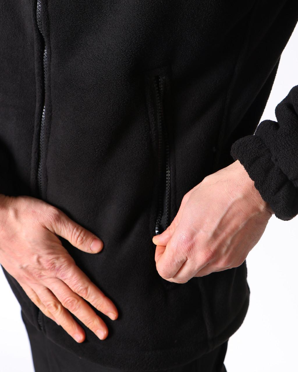 Кофта на флисе с искусственным мехом р. 52 Черный (Кофта Мішка ТС_чорн_52) - фото 6 Кофта на флисе с искусственным мехом р. 52 Черный (Кофта Мішка ТС_чорн_52) - фото 6