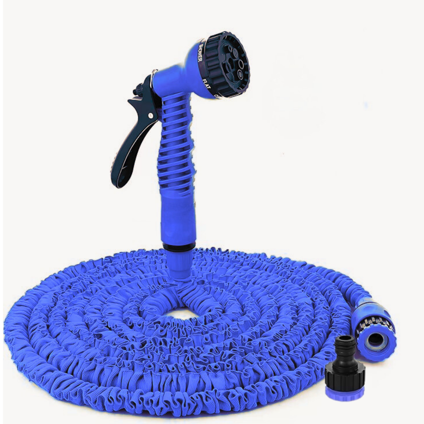 Шланг садовый для поливки рабочая длина до 22,5 м с распылителем Синий (33343620) Шланг садовый для поливки рабочая длина до 22,5 м с распылителем Синий (33343620)