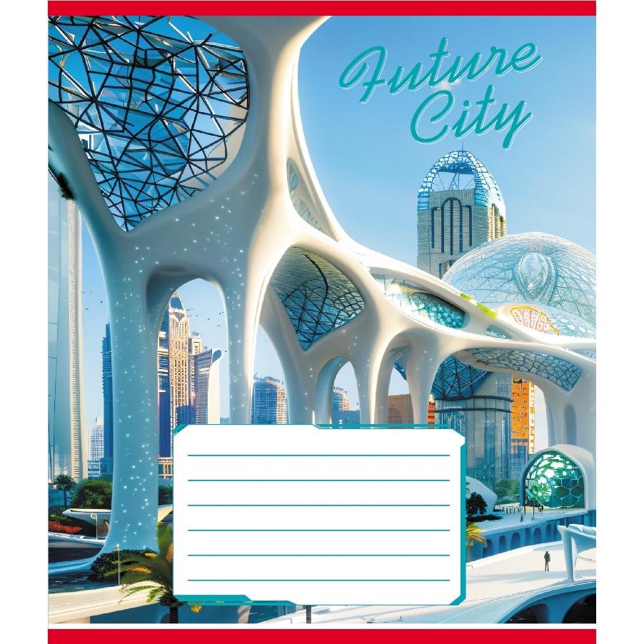 Шкільний зошит Міста майбутнього 024-550177K-5 в клітинку 24 аркуші (RLT55261)