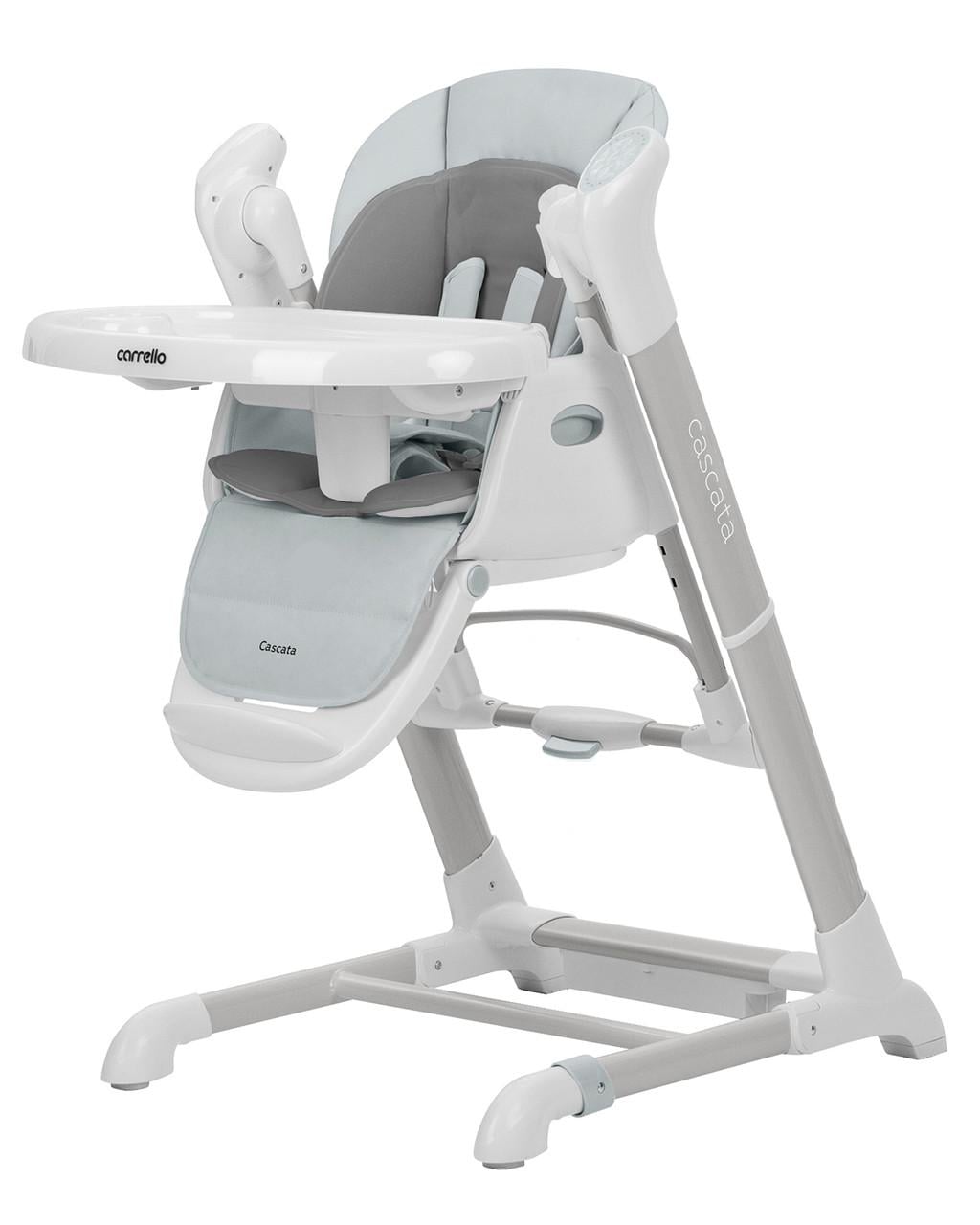 Стульчик-трансформер детский Carrello Cascata CRL-10303/1 из комбинированных материалов 58х90х98 см Серый (150-7-CRL-10303/1 Ash Grey)