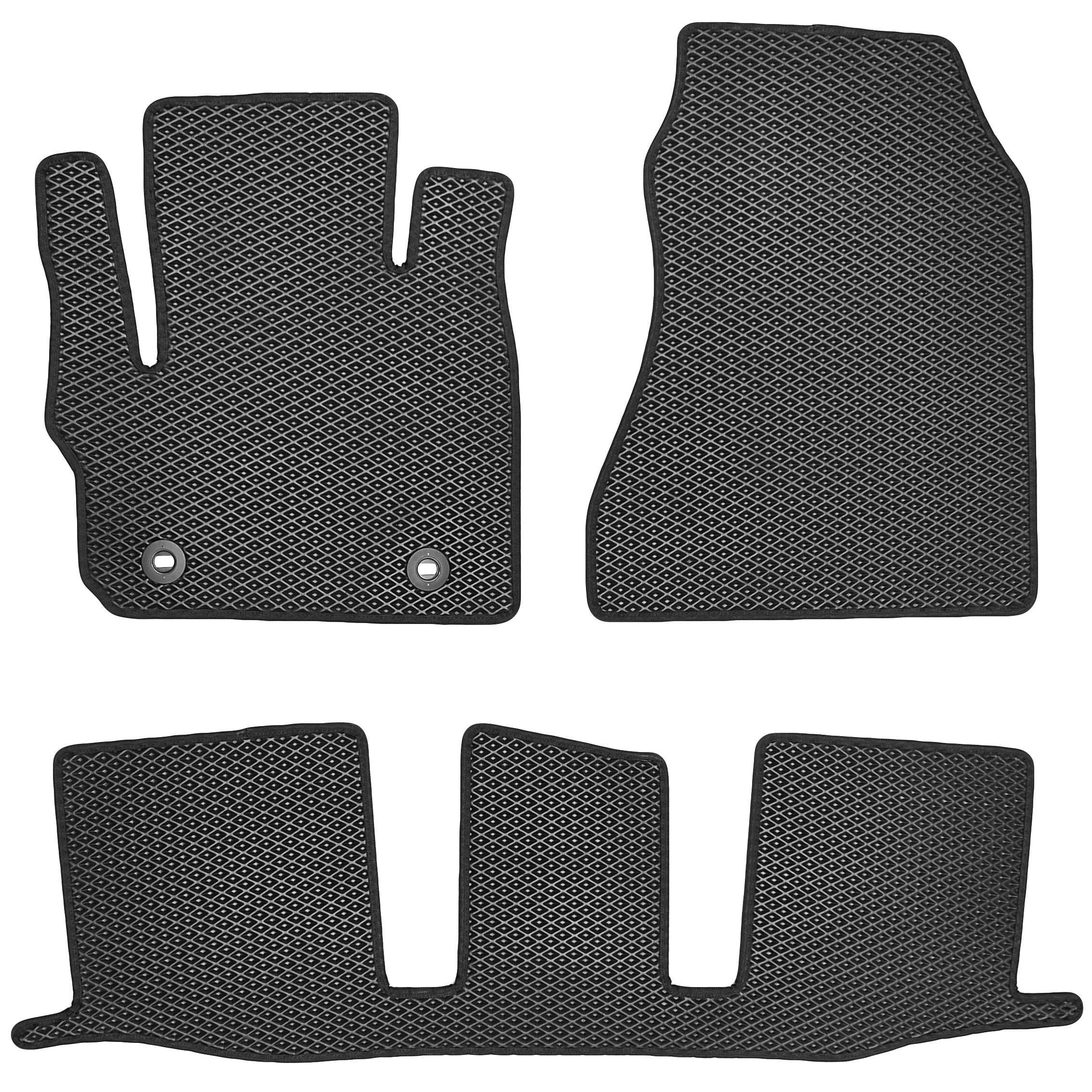 Коврики в салон для Toyota iQ '09- EVA-полимерные Черный (150618)