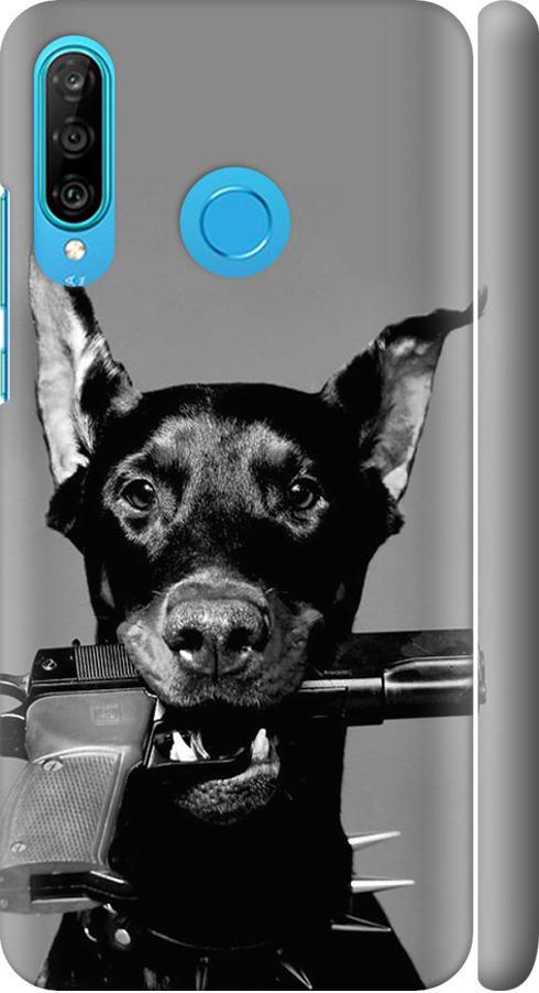 Чехол на Huawei P30 Lite Доберман (2745m-1651-42517)