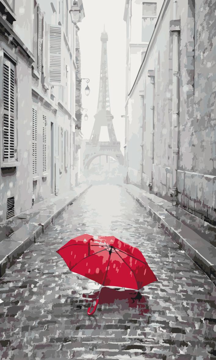 Картина по номерам Идейка Париж 30х50см (skl-КНО2130)