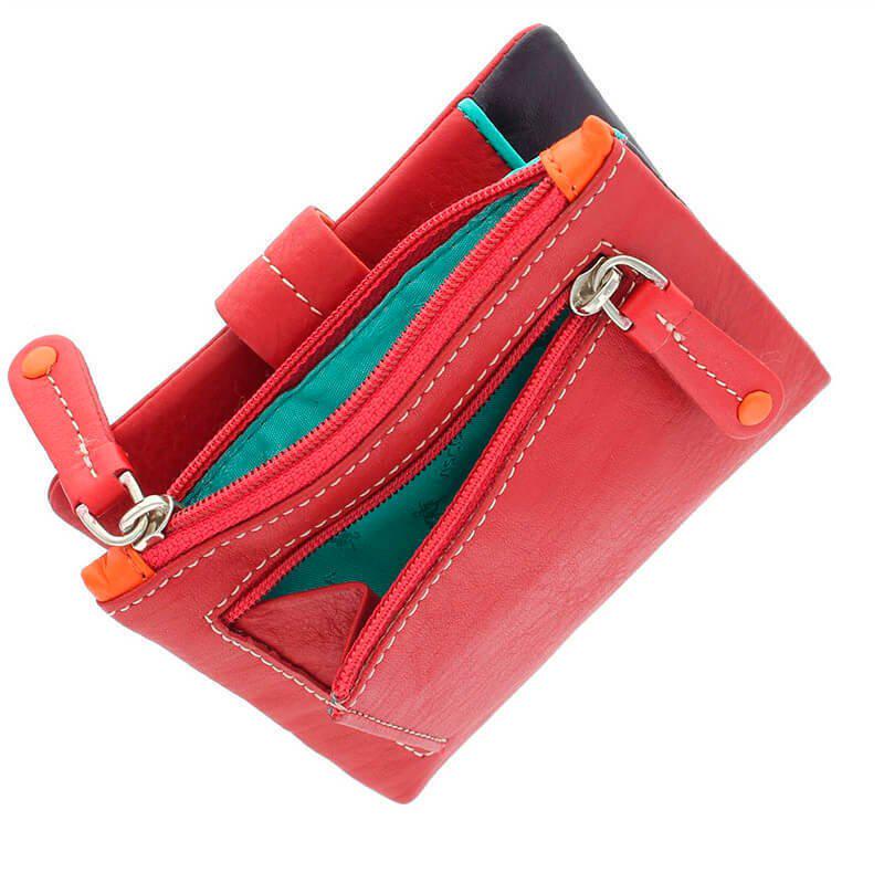 Кошелек женский кожаный Visconti Mojito Red Multi Mimi (M77 RED MULTI) - фото 5