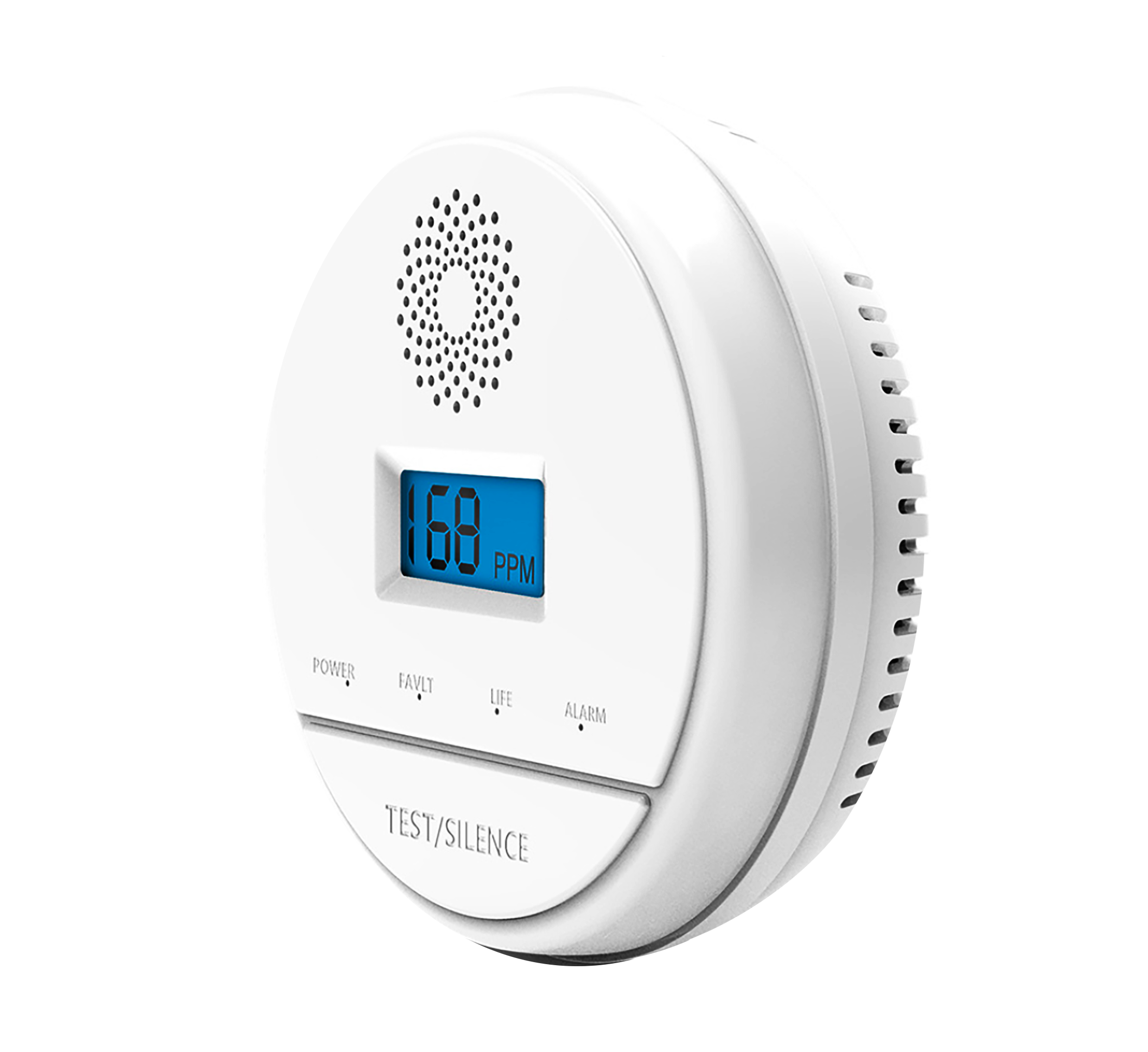 Детектор чадного газу електрохімічний Sunroz Smart Alarm System із сигналізацією Білий - фото 3