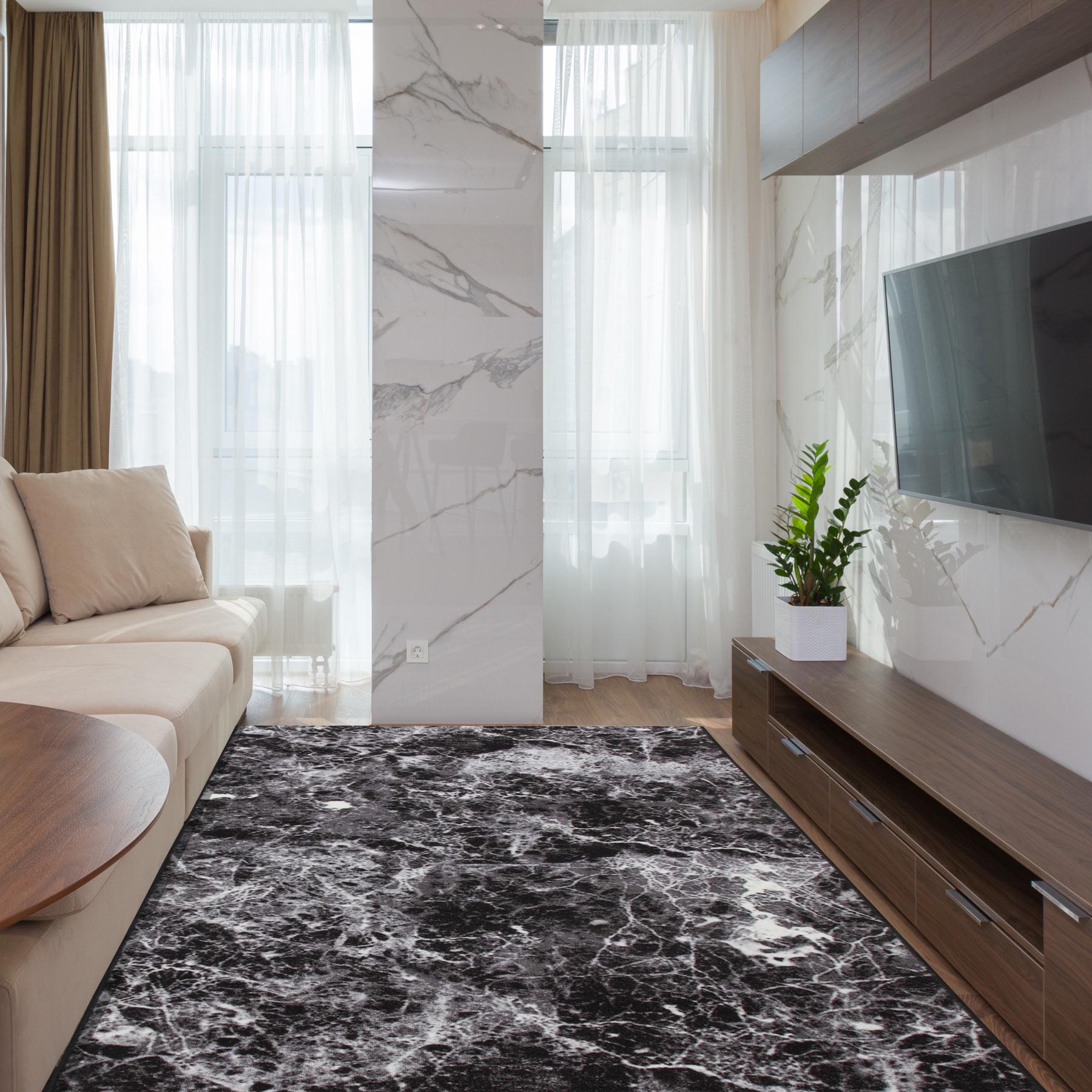 Килим безворсовий на гумовій основі DAKARIA Ratio PrintGel Run 1023vl38-p4 1,2x2 м Чорний (00-00014688) - фото 4 Килим безворсовий на гумовій основі DAKARIA Ratio PrintGel Run 1023vl38-p4 1,2x2 м Чорний (00-00014688) - фото 4