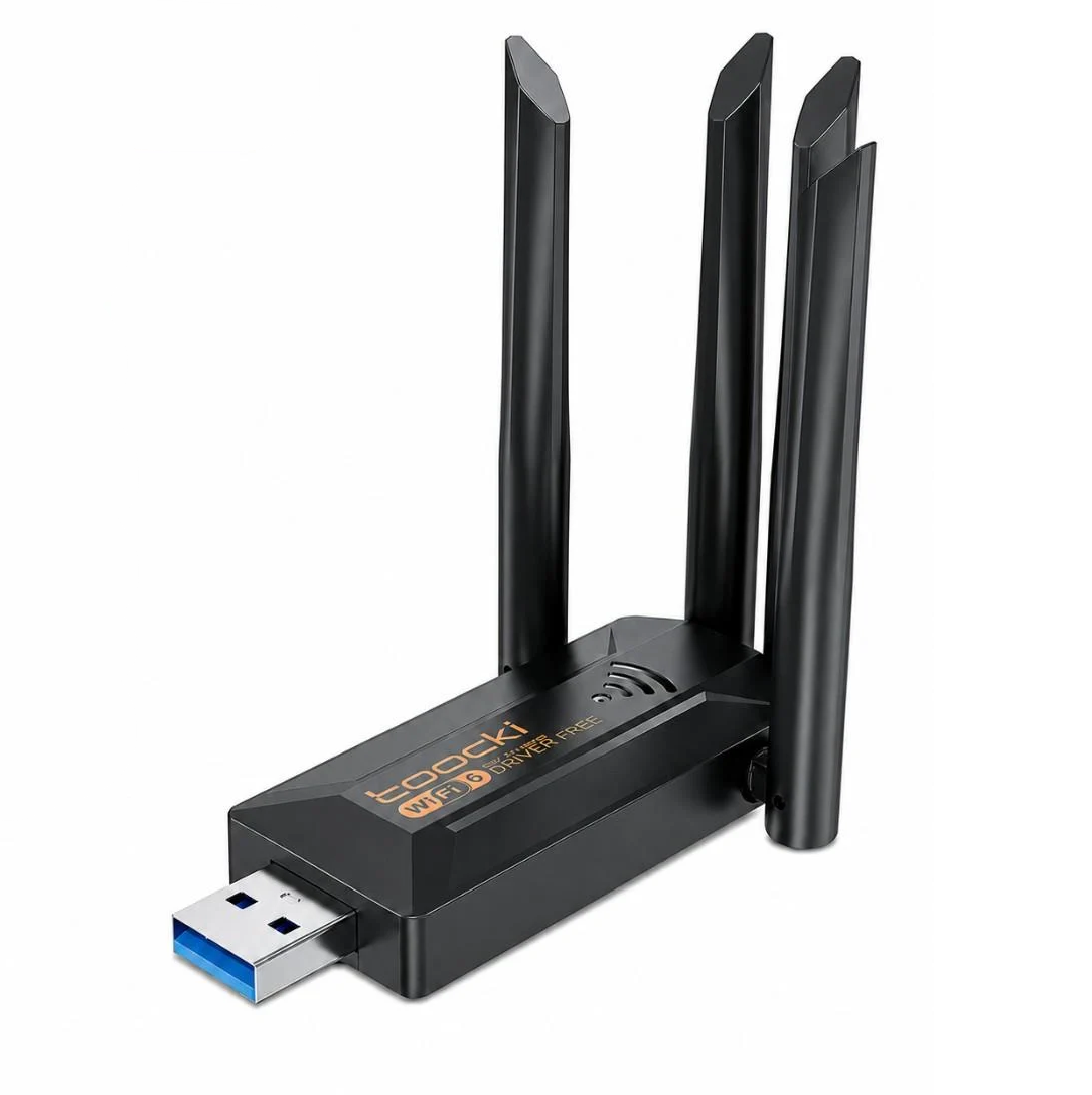 Адаптер Bluetooth 5.4 Wi-Fi6 AX900 адаптер Toocki TB07A USB 4 антени (3152417352)