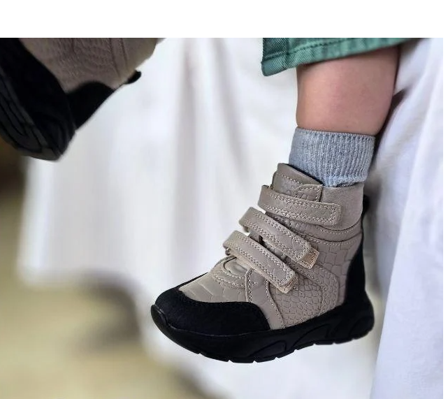 Черевики дитячі ортопедичні з натуральної шкіри р. 27 Бежевий (2493762429)