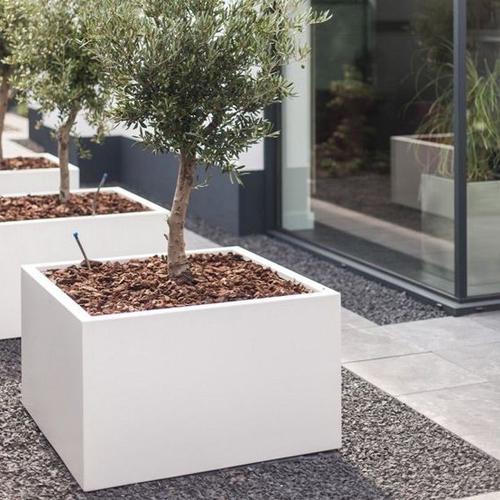 Вазон вуличний бетонний 700х700х450 мм/128 кг/165 л (26483934) - фото 2 Вазон вуличний бетонний 700х700х450 мм/128 кг/165 л (26483934) - фото 2