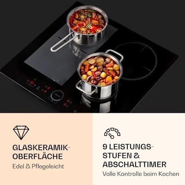 Плита індукційна KLARSTEIN Delicatessa Hybrid 60 (10033022) - фото 4 Плита індукційна KLARSTEIN Delicatessa Hybrid 60 (10033022) - фото 4