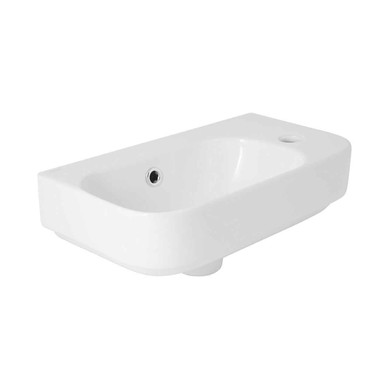 Раковина Qtap Tern 450х250х158 мм White (QT1711H02LW) Раковина Qtap Tern 450х250х158 мм White (QT1711H02LW)