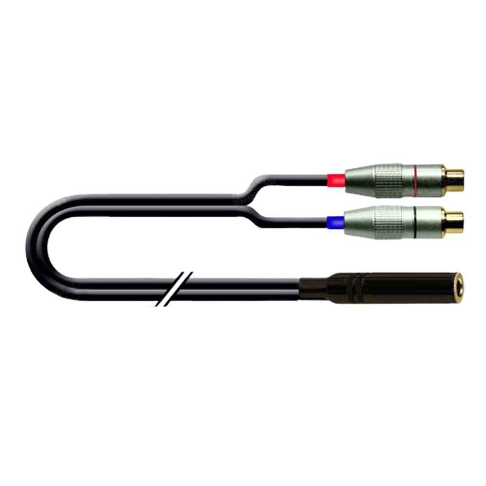 Аудіокабель перехідний Jack 6,3 stereo 2xRCA 0,5 м (1K-AIC30-00.5) Аудіокабель перехідний Jack 6,3 stereo 2xRCA 0,5 м (1K-AIC30-00.5)