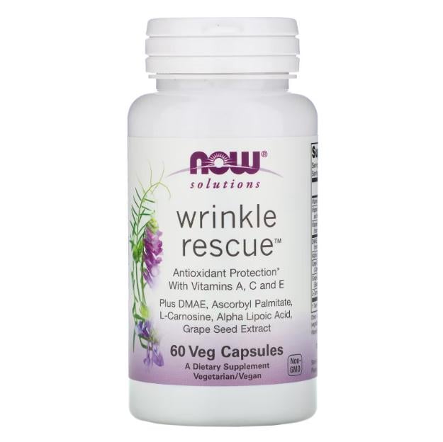 Антиоксидант NOW Foods Wrinkle Rescue 60 Veg caps