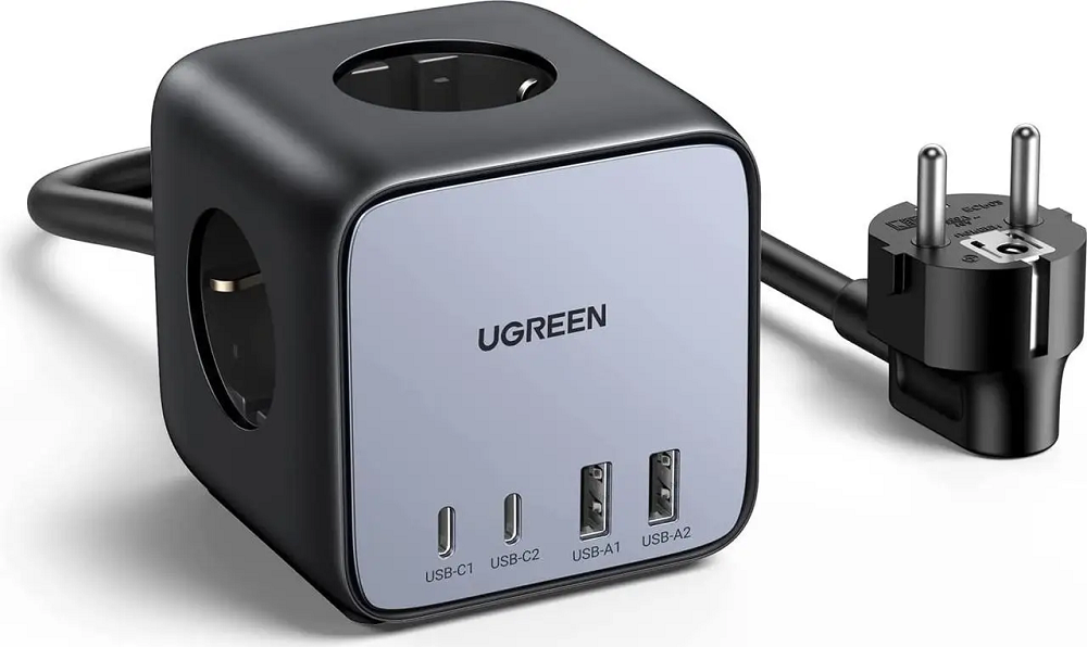 Зарядное устройство сетевое для UGREEN CD268 65W DigiNest Cube 2C2A (UGR-60113)