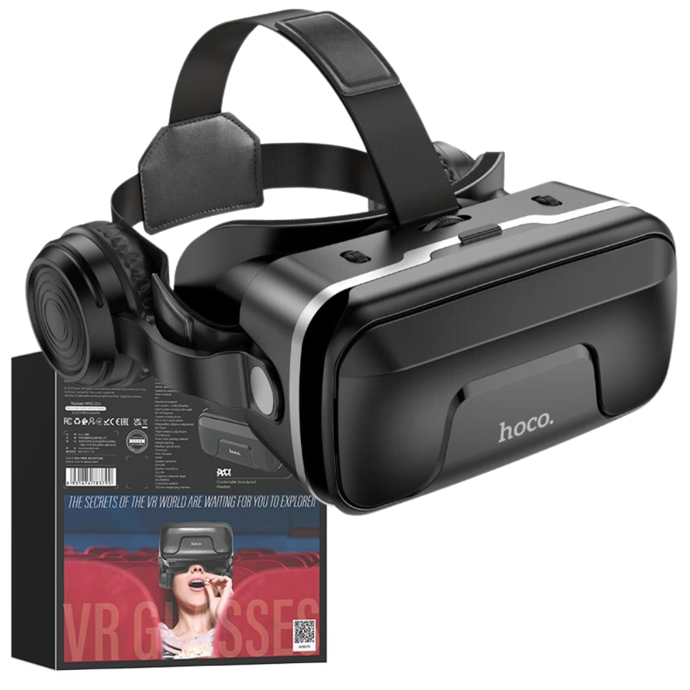Очки виртуальной реальности для смартфона Hoco 3D-шлем с наушниками VR 5,2-7,2" (DGA10)