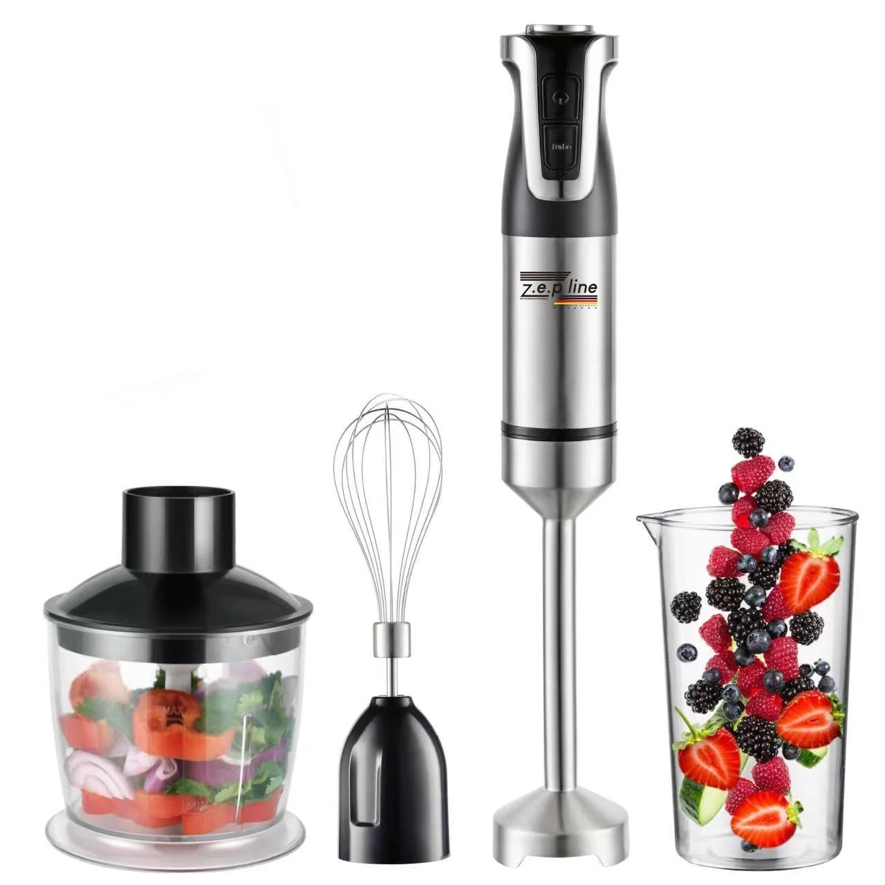 Блендер занурювальний ZepLine ZP-073 1500 Вт Чорний (BLAZP073)