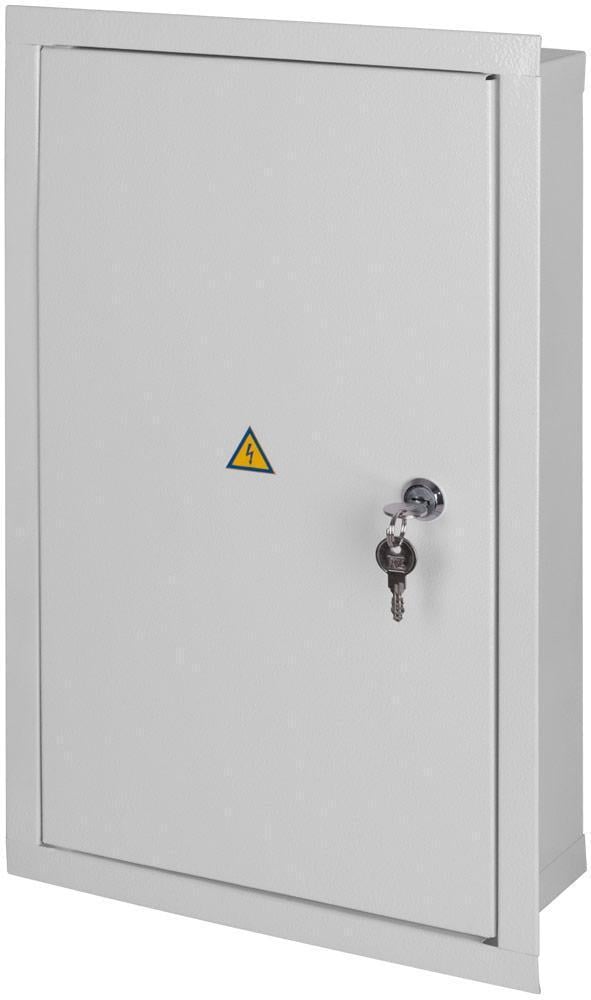 Щит розподільний E.NEXT e.mbox.stand.w.36.z 36 модулів IP30 вбудований із замком металевий 465х260х120 мм (s0100026) - фото 2