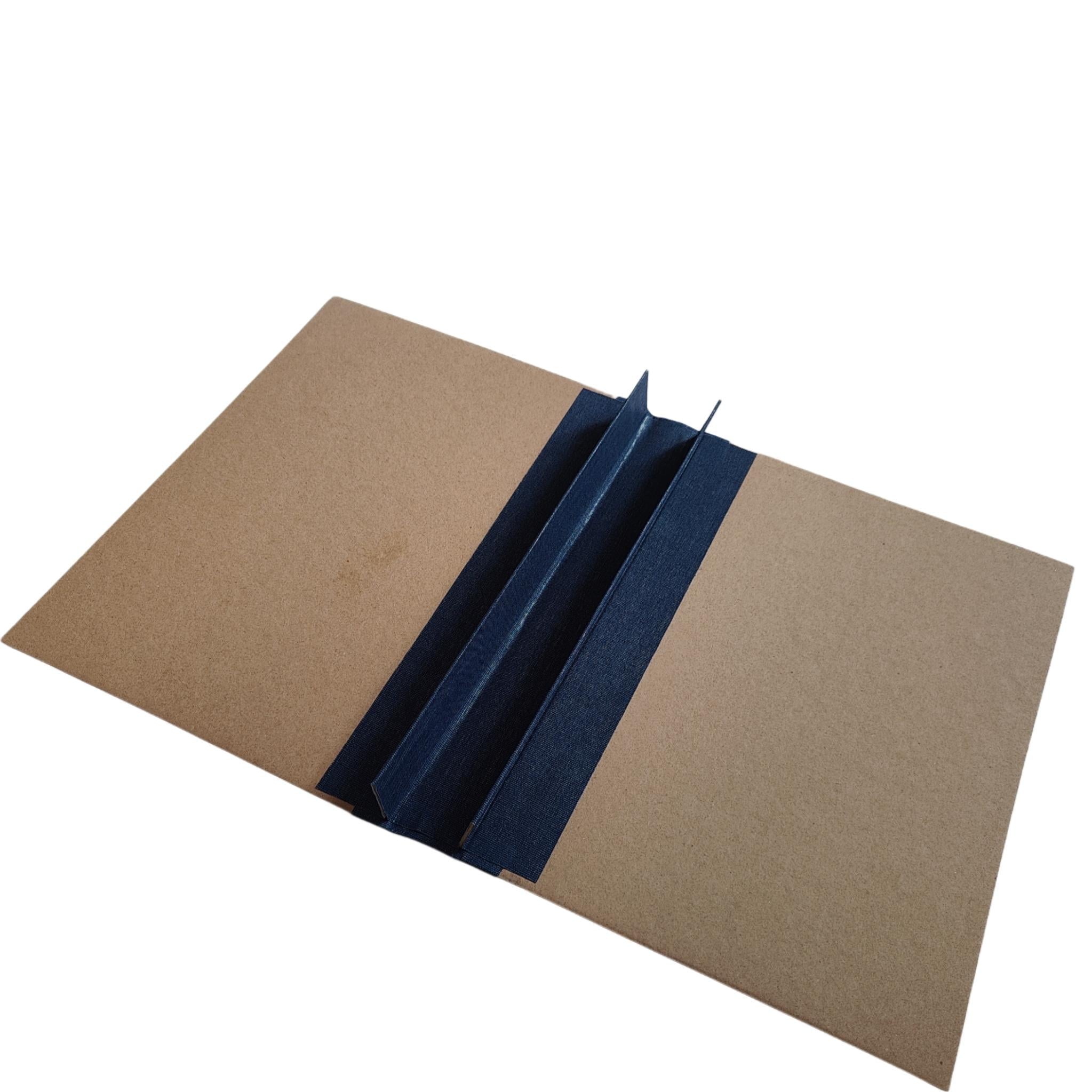 Архивная папка-листовка ЦОДНТІ 40 мм с П-образным клапаном для подшивания документов 320х230 мм (P-О-КС-А4-ВК-40-5)