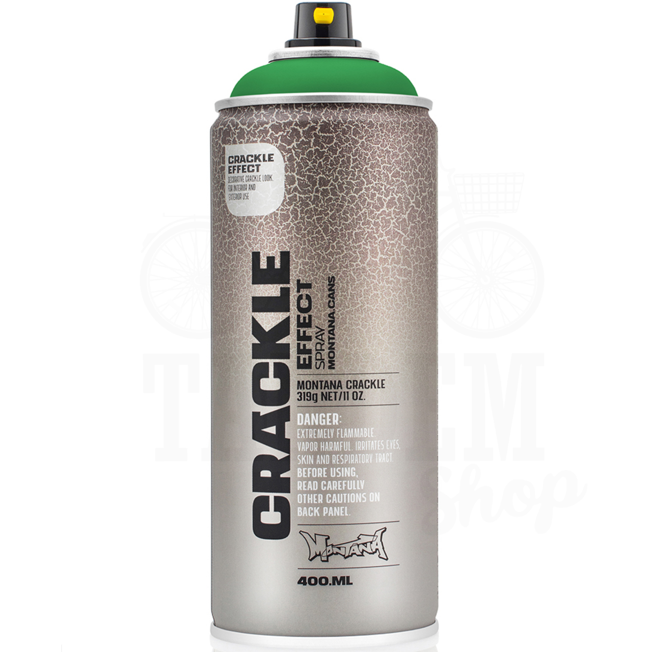 Краска с эффектом растрескивания Montana Crackle 400 мл аэрозоль EC6000 Patina Green