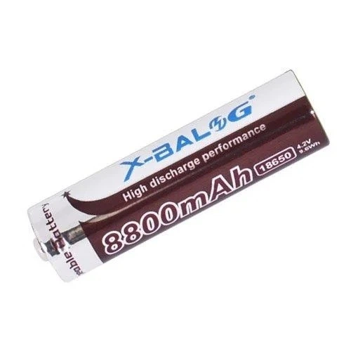 Аккумулятор 18650 X-Balog 8800 mAh 4,2V Li-ion с защитой от разряда и перезарядки (3192027024)