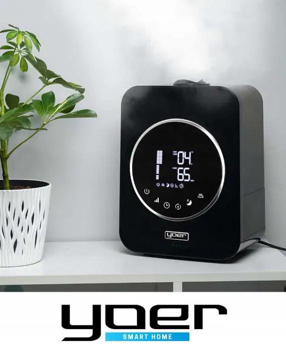 Увлажнитель ультразвуковой Yoer Aqualio 40 Вт Черный (800106175_olxNM) - фото 5