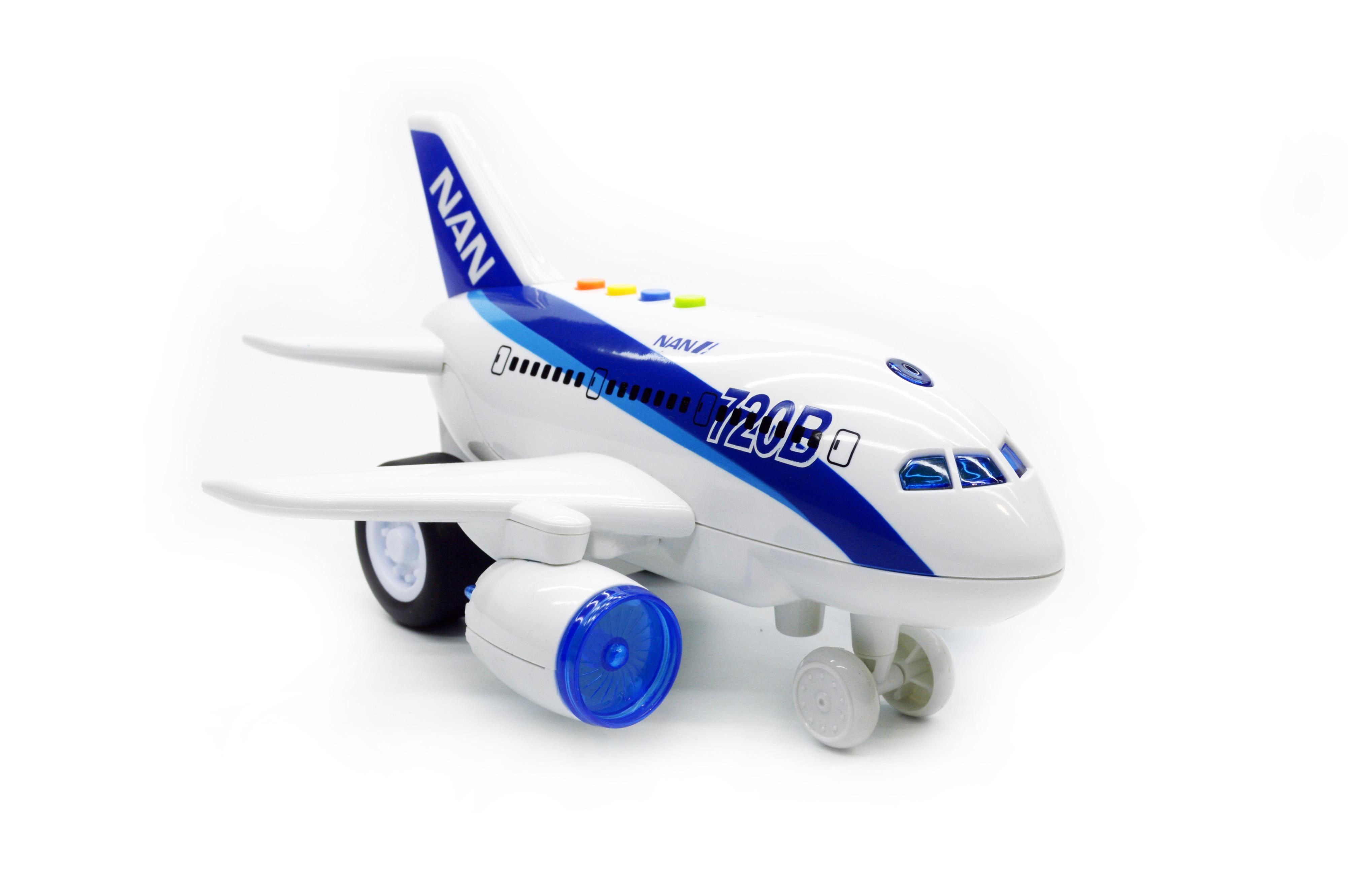 Игрушка самолет пассажирский свет звук инерция (WY720B) - фото 6 Игрушка самолет пассажирский свет звук инерция (WY720B) - фото 6