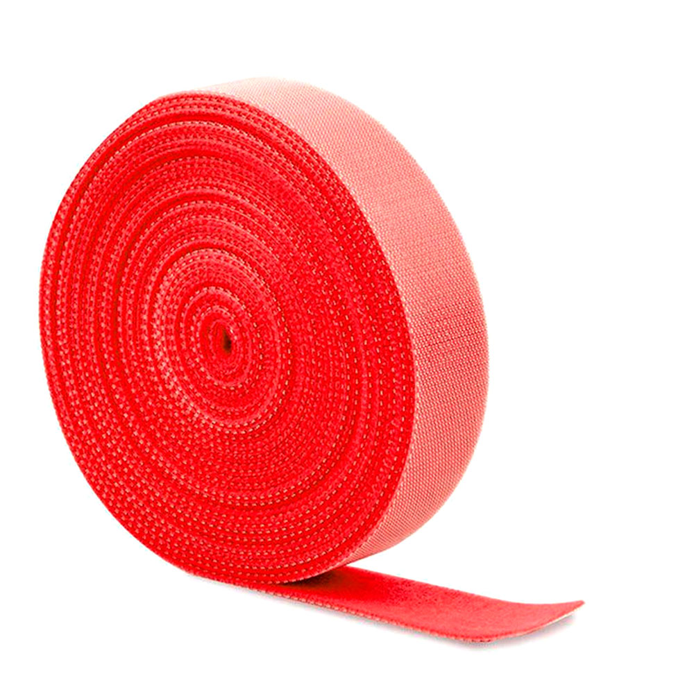 Стяжки на липучке Voltronic для крепления кабелей 45 м 20 мм Красный (20718)